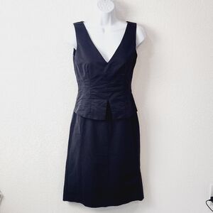 BANANA Republic Monogram Black Sleeveless Party Dress Size: 0